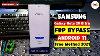 Samsung Galaxy Note 20 Ultra Frp Bypass Android 11 (One Ui 3.1) All Samsung Google Account Remove