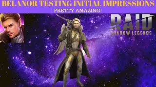 Belanor Testing | Initial impressions... Pretty impressive! | Raid: Shadow Legends