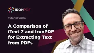 A Comparison of iText 7 and IronPDF for Extracting Text from PDFs