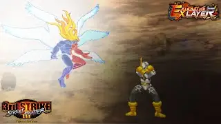 Gill vs Shadowgeist - Street Fighter III X EX Fighting Layer l Capcom X Arika