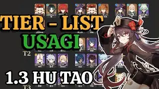 TIER LIST 1.3 - USAGI SENSEI / ¿HUTAO TIER GOD? / Genshin Impact / DRAGNEEL