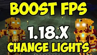 How To Increase Your FPS In Minecraft! 1.18.2 Fabric (change light system)