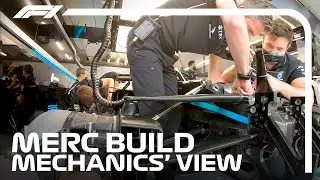 Mechanics POV: Mercedes F1 Mechanics Prepare W11 For Qualifying