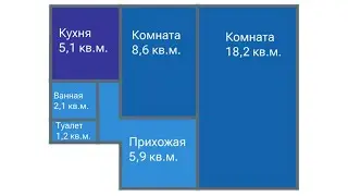 2-комнатная квартира 41 кв.м. на 1м этаже в Московском районе Санкт-Петербурга