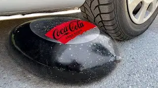 COCA COLA ZERO BALLOON VS CAR, Coca Cola Zero, PowerAde, Fanta, Sprite, Fruko and Mentos Underground