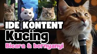 Cara Membuat Video Short Kucing Lucu Bernyanyi dan Berbicara | Ide Konten Video Short