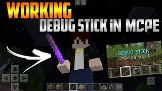 WORKING DEBUG STICK in Minecraft PE