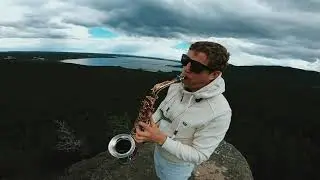 В серых каплях дождя