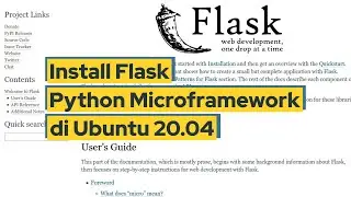 Install Flask Python Microframework di Ubuntu 20.04