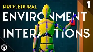 Procedural Animation in Unity | Procedural Environment Interactions [1] Intro & Character Setup