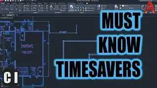 5 Must know AutoCAD Shortcuts & Time Saving Commands! AutoCAD Productivity Tips