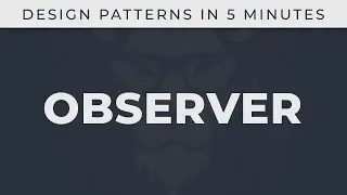 Observer - Design Patterns in 5 minutes