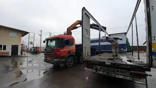 Выгружаем негабарит через бок. ч.2