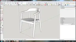 MODELING ARMCHAIR WITH SKETCHUP