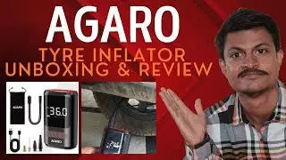 Agaro Tyre Inflator Unboxing and Review || In Telugu || 2024 ||