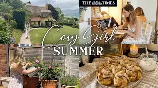 Cosy Summer Day In My Life: Small Cottage Garden, Cosy Tea Room & Baking, Slow Living English Vlog