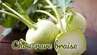 КОЛЬРАБИ ТУШЕНАЯ #овощи#вторыеблюда#légume#kohlrabi#braised