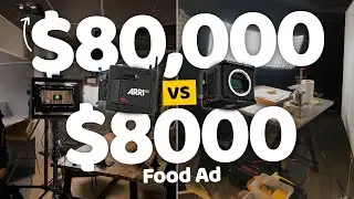 $8000 vs $80,000 Food Commercial Shoot