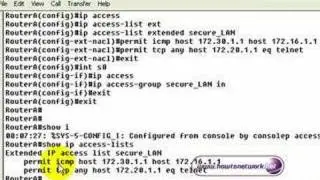 Cisco CCNA - Named Access List Video