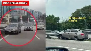 NGERI‼️ KEJADIAN DI KM18.5 FEDERAL HIGHWAY DARI SUBANG KE SHAH ALAM 