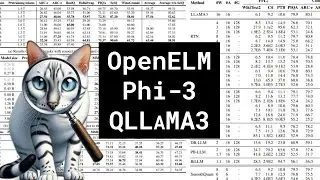 OpenELM, Phi-3, Quantized LLaMA-3