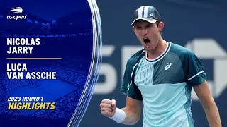 Nicolas Jarry vs. Luca Van Assche Highlights | 2023 US Open Round 1