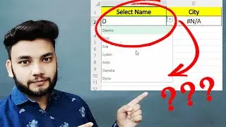 Create Searchable Drop down List in Excel 365 Without VBA | Dropdown List in Excel in Hindi  