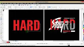 Typography Tutorial for Beginners - Dropping Text Effect Using Coreldraw