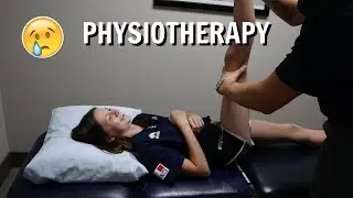 Gymnast goes to PHYSIOTHERAPY for the first time! Hamstring tendonitis :(