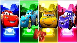 McQueen Blue Car 🆚 McQueen Yellow Car 🆚 McQueen Red Car 🆚 McQueen purple Car🎶 Who is Best?