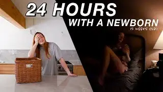 24 Hours with a Newborn Baby // Trying to balance motherhood, home renovations, work, & daily chores