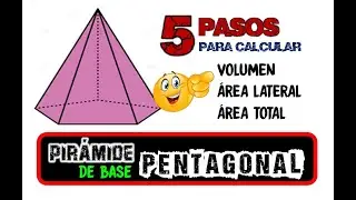 Pirámide de base pentagonal || Ejercicio resuelto en 5 pasos || Explicación detallada