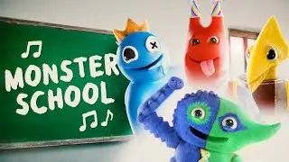 Monster School 🎵 - The Rainbow Friends x Garten of Banban (official song)