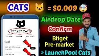 Cats Airdrop date Out 🤯 | Cats listing dates out | Cats price value | Cats withdrawal 💵 & airdrop