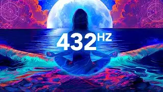 432 Hz AURA CLEANSE Frequency Music, Healing Energy for While You Sleep