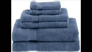 Pinzon 650 Gram Pima Cotton 6 Piece Towel Set Royal Blue