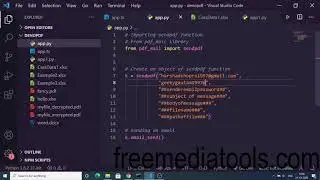 Python 3 Script to Send PDF File Through Email Using pdf-mail Library Full Project For Beginners
