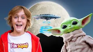 Baby Yoda & Outer Space Adventures! (Fun Squad Compilation Video)