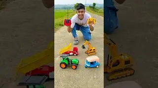 RC Excavator aur RC Tractor and auto truck Ki ASMR