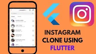 how to Create Instagram DM Clone in FLUTTER || UI Exercise