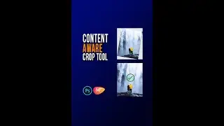 How to Use Content-Aware Crop Tool in Photoshop | Short Photoshop Tutorials 