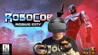 Why dont we have a ROBOCOP game in VR Yet? - Robocop Rogue City gameplay with VorpX Beta!