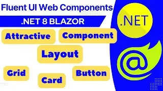 how to use fluent ui in blazor .net 8 | fluent ui in blazor