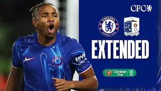 Chelsea 5-0 Barrow | HAT-TRICK & FREE KICK STUNNER 🔥 | HIGHLIGHTS - Extended | Carabao Cup 24/25