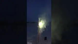 Петарда со стробом на ракете