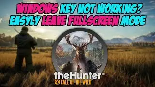 How To Leave Fullscreen View Mode, Tab Out, Access Desktop When Playing The Hunter Call of the Wild