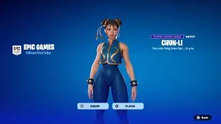 CHUN LI SKIN RETURN RELEASE DATE IN FORTNITE ITEM SHOP CHAPTER 5 SEASON 4!