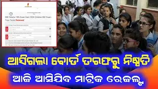 matric result 2024 odisha|bse odisha matric result date 2024|10th class result 2024 date odisha