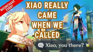 Xiao Moonchase cutscene |Xiao X Aether ft english dub |Genshin impact