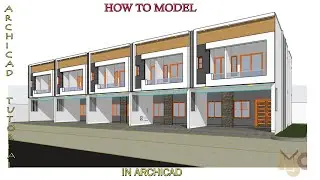 HOW TO GIVE A BUILDING A FACE LIFT IN ARCHICAD #TERRACE #archicad